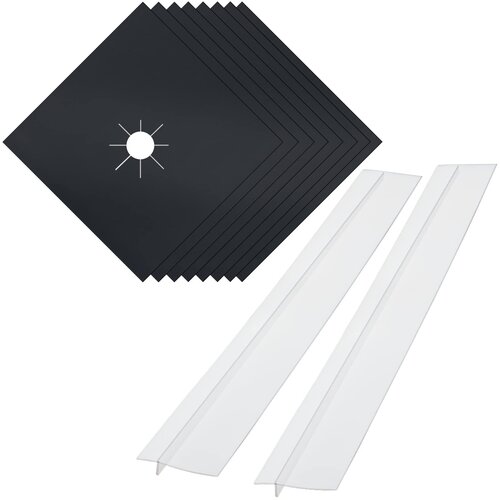 INF za&amp;scaron;čita gorilnika plinskega &amp;scaron;tedilnika v paketu 9 plinska za&amp;scaron;čitna podloga za kuhinjo black+white, (21535820) Slike