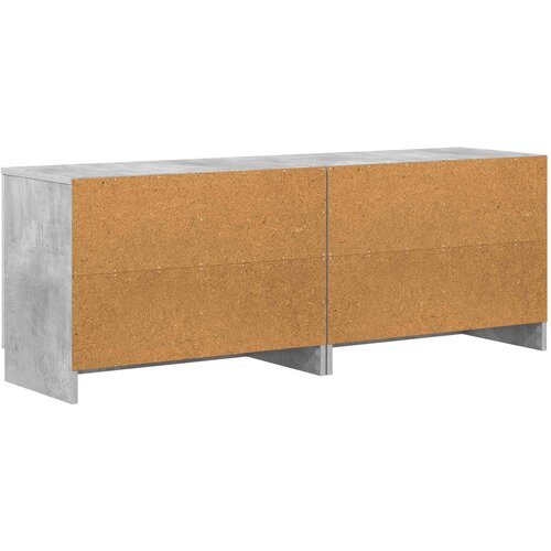  za krevet s vratima 2 pcs Betonska siva 66 x 35 x 48 cm Slike