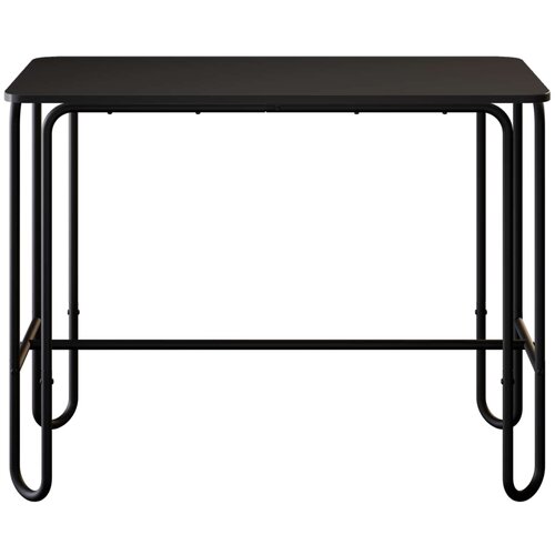  Stol za objedovanje 100 x 50 x 75 cm Konstruirano drvo Crna Slike