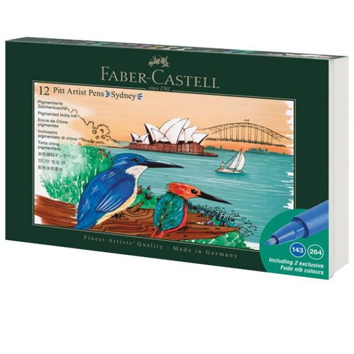  SET PITT ARTIST PEN PK12 SYDNEY FABER CASTELL 267138 SORTIRANO Cene