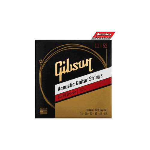  ŽICE ZA AK. GIT. Gibson SAG BRW11 80/20 Bronze 11-52 Cene