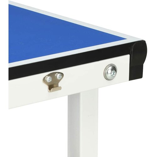  Stol za ping-pong od 5 stopa s mrežom 152x76x66 cm plavi Slike