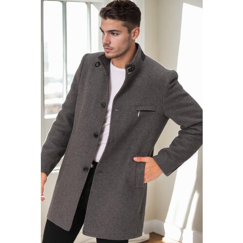 Dewberry PLT9367 MEN'S COAT-STRAIGHT GREY Cijene