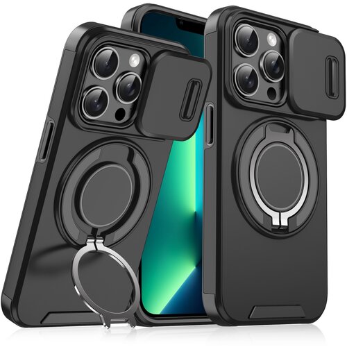  Torbica camshield ring stand za iphone 13 pro max 6.7 crna Cene