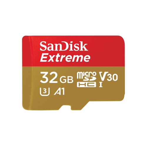 Sandisk Memorijska kartica Extreme microSDHC 32GB + SD Adapter + RescuePRO Deluxe 100MB/s A1 C10 V30 UHS-I U3 Cene