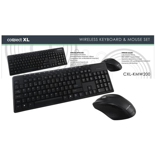  Set bežična tastatura i mi&scaron; Connect XL CXL-KMW200 Cijene