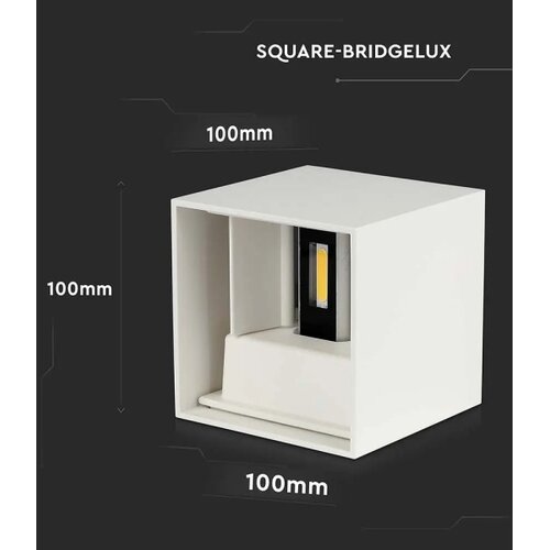  LED spolja&amp;scaron;nje zidno svetlo LED/11W/230V 4000K IP65 bela Slike