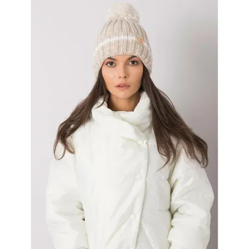 Fashion Hunters Women's warm beige hat