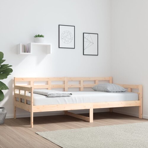 VidaXL Dnevna postelja trdna borovina 90x190 cm Slike