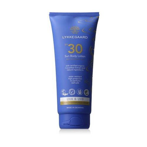 Lykkegaard Sun Body Lotion SPF30 vodoodporna zaščita pred soncem za telo za vse tipe kože 200 ml Cene