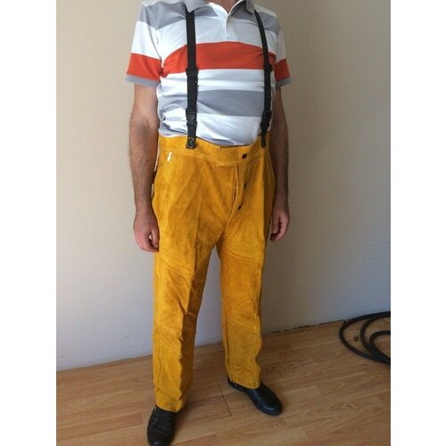  zavarivačke pantalone profi XL (goveđ.koža, golden) AP-2230 Cene