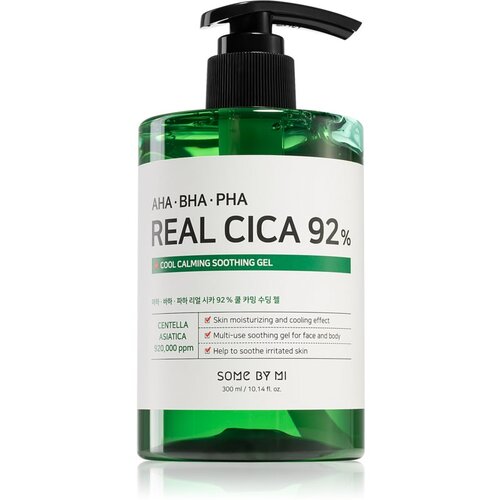 SOMEBYMI AHA∙BHA∙PHA Real Cica 92% pomirjajoči vlažilni gel 300 ml Slike