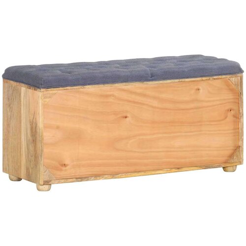 VidaXL klupa za hodnik 100 x 35 x 47 cm od masivnog drva manga Slike
