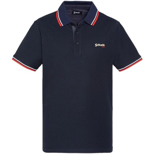 Schott Majice &amp;amp; Polo majice PSHARBOUR Modra Slike