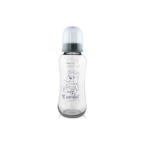 Lorelli staklena flasica 240ml (6m+) - moonlight blue ( 10200620004 ) Slike