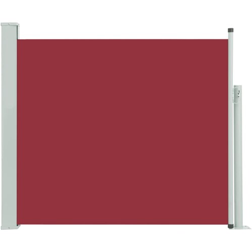 Maison Chic Zložljiva stranska tenda - Senčniki za teraso 100x300 cm rdeča, (22039170) Slike