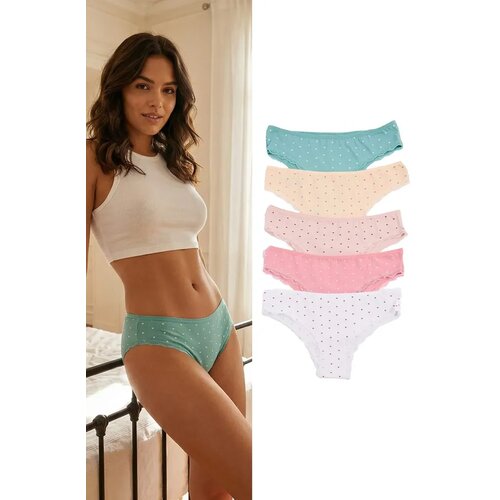 TRENDYOLMILLA Ženski set donjeg ve&scaron;a Thmss26Ku00023, 5 komada, Roze Cene