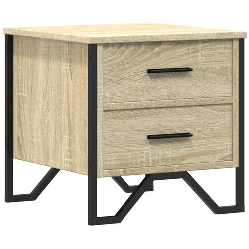 Maison Chic Nočna omarica - Nočna miza sonoma hrast 40x41x40 cm inženirski les, (21689688) Cene