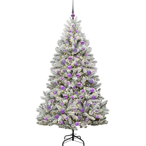 Umjetno božićno drvce 180 cm 300 LED lampica Topla bijela Slike