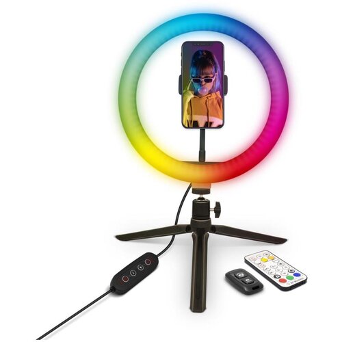  Yenkee 10&amp;quot; LED držač za mobitel s prstenastim svjetlom YSM 710 Slike