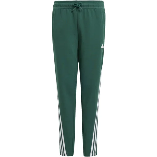 Adidas Spodnji deli trenirke Future Icons 3-Stripes Ankle-Length Tracksuit Bottoms Zelena