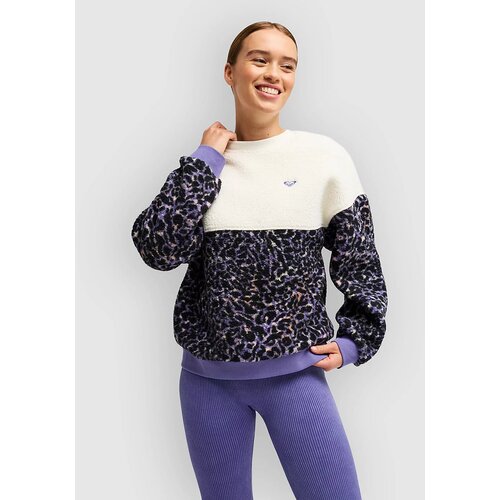 Roxy Waves Of Warmth Crewneck Fleece Pullover whisper white Cene