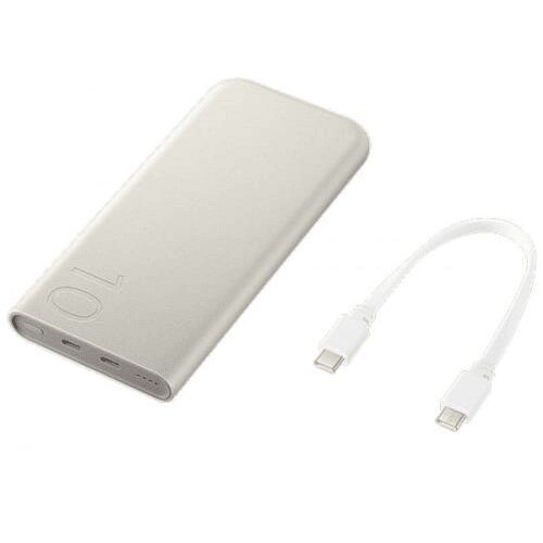Samsung original zunanja baterija EB-P3400XUE powerbank 10000 mAh 25W Super Fast Charge 2x Type C - bel Slike