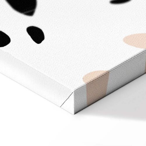  Slika - Cat in Monsteras (1 Part) Vertical 40x60 Na talijanskom platnu Slike