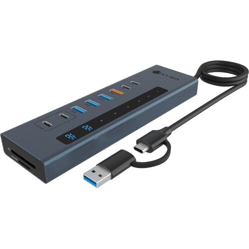 Icybox IB-HUB1742CR-C2PD 11-in-1 HUB mit PD & Cardreader Cijene
