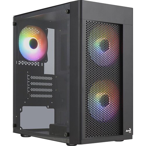 Aero Cool HEXFORMBKV2 Micro ATX PC Case 3 Fans FRGB Black Cijene