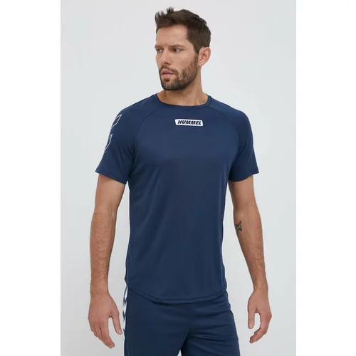 Hummel Kratka majica za vadbo Topaz mornarsko modra barva