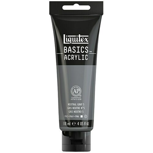 LIQUITEX Basics Akrilna barva (Sive barve No. 5, 118 ml) Cene