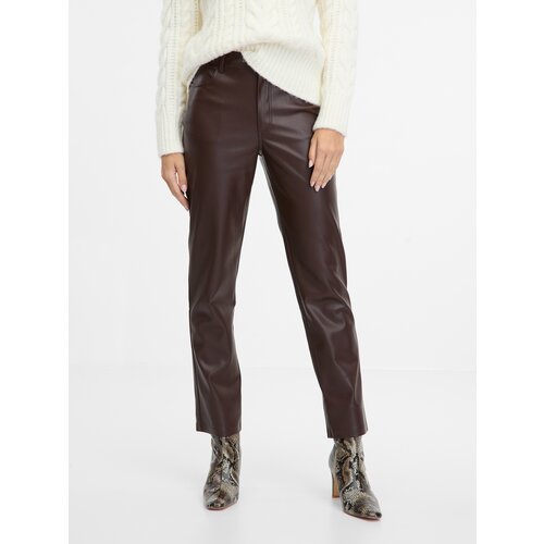 Orsay Black women's leatherette trousers - Women's Cijene