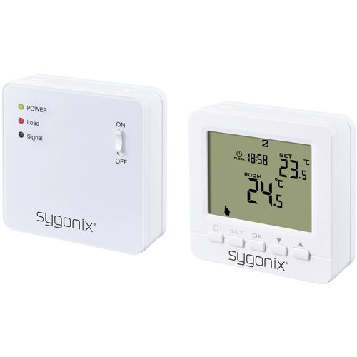 sygonix SY-5470190 brezžični sobni termostat nadometna tedenski program 1 kos, (20634439) Cene