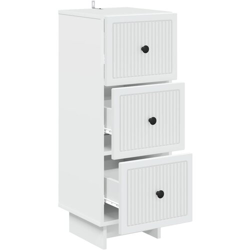  Ormar s ladicama Bijela 33 x 34,5 x 90 cm Konstruirano drvo Slike