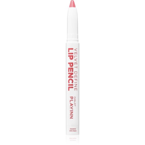 Inglot PlayInn Velvet Define Lip Pencil intenzivni svinčnik za ustnice odtenek PALE RASPBERRY 62 1,6 g Slike