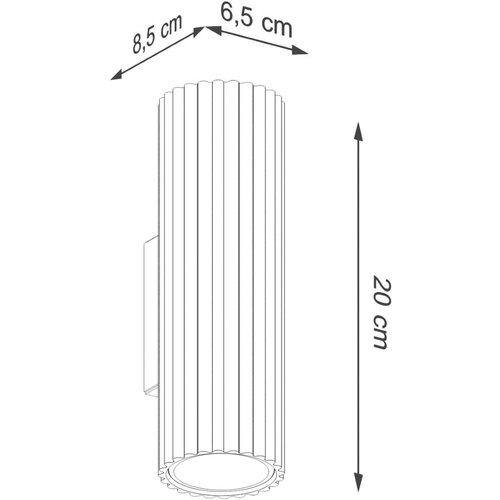 Nice Lamps Stenska svetilka v zlati barvi Gleam &amp;ndash; Slike