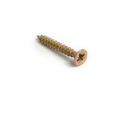 Handy Vijak za iverne plo&amp;scaron;če - rumen - 3 x 25 mm - 100 kosov / paket Slike