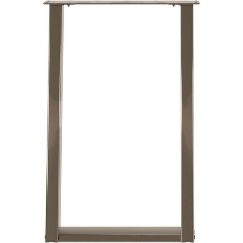 VidaXL Noge za blagovaonski stol U-oblik 2 kom Prirodni čelik 50 x (72-73) cm Čelik - Prirodna 50 x (72-73) cm 1 Slike