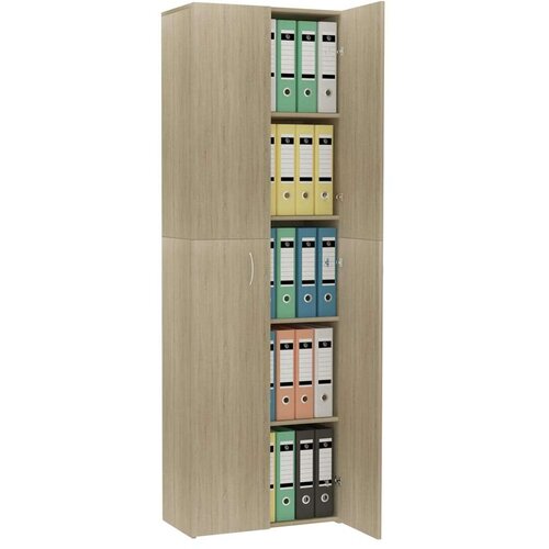  Uredski ormar boja hrasta sonome 60 x 32 x 190 cm od iverice Slike
