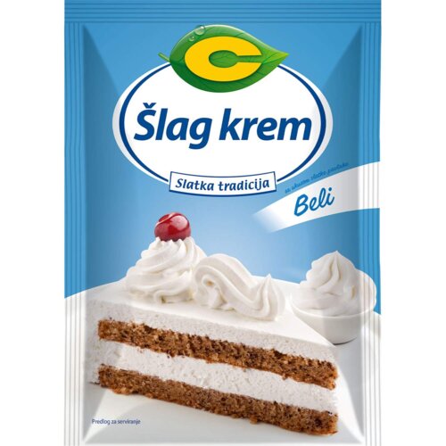 C proizvodi Šlag krem beli slatka pavlaka C 75g Cene