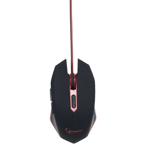 Gembird MUSG-001-R Gejmerski mi&amp;scaron; Crna/Crvena Slike