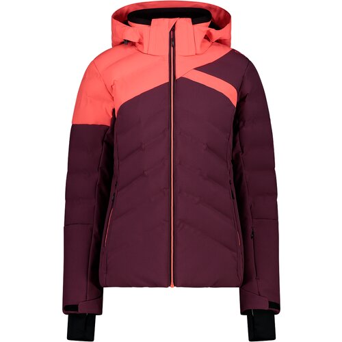CMP zip hood ženska jakna za skijanje crvena 33W0676 Slike