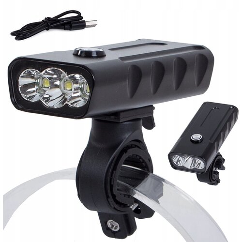  Alu. led cree xm-l t6x3 svjetlo za bicikl ipx5 crno usb 7500k Cijene