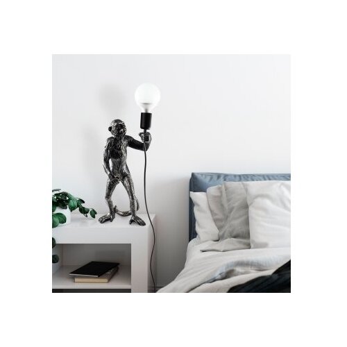 Opviq Stona lampa E27 Max 40W, Crna Cene