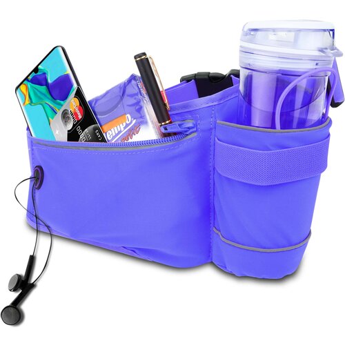 Cadorabo mobilni telefon fanny pack v mahonija modra - nastavljiva dolžina torbice za mobilni telefon z zadrgo, (20548996) Slike