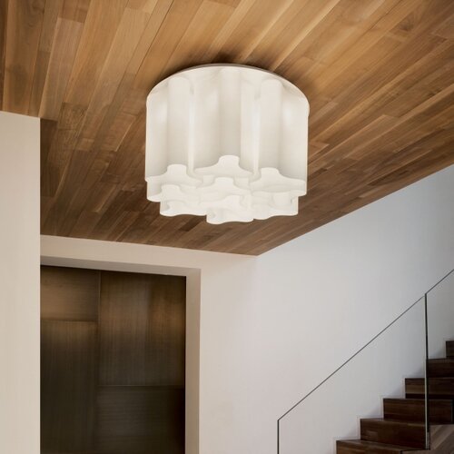 Ideal lux - stropno svetlo compo 10xE27/52W/230V prečnik 73,5 cm belo Slike