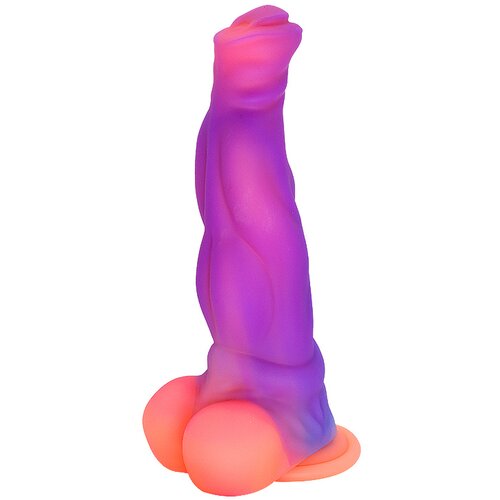 SuperLove Horse Dildo Liquid Silicone Purple Cene