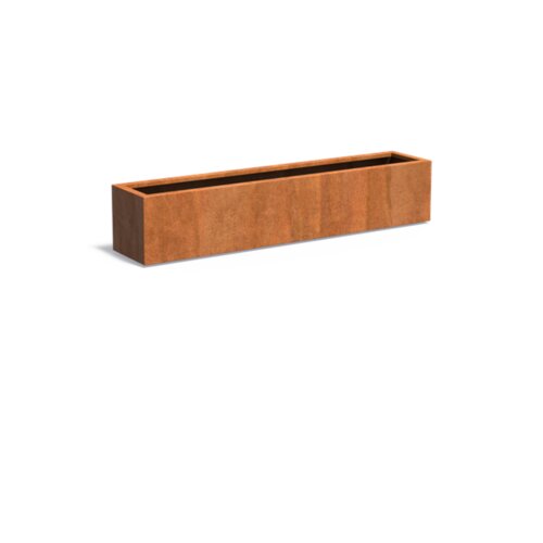 ADEZZ Korito za rastline Carrez iz jekla Corten - pravokotno - 200 x 40 x 40 cm Cene
