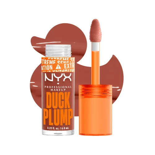 NYX Professional Makeup glos za ustnice - Duck Plump High Pigment Lip Gloss - Brown Of Applause (DPLL05)